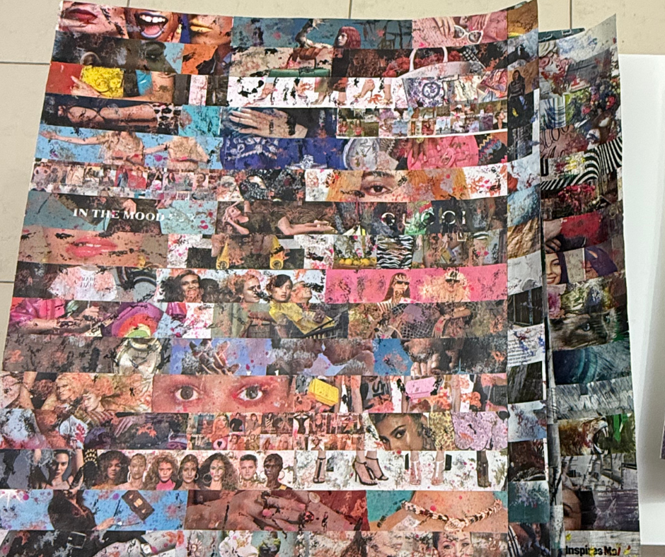A rare collection of original abstract, collage works created before the journey began — raw, abstract reflections of the emotional landscapes that eventually led to RAKOSAT.